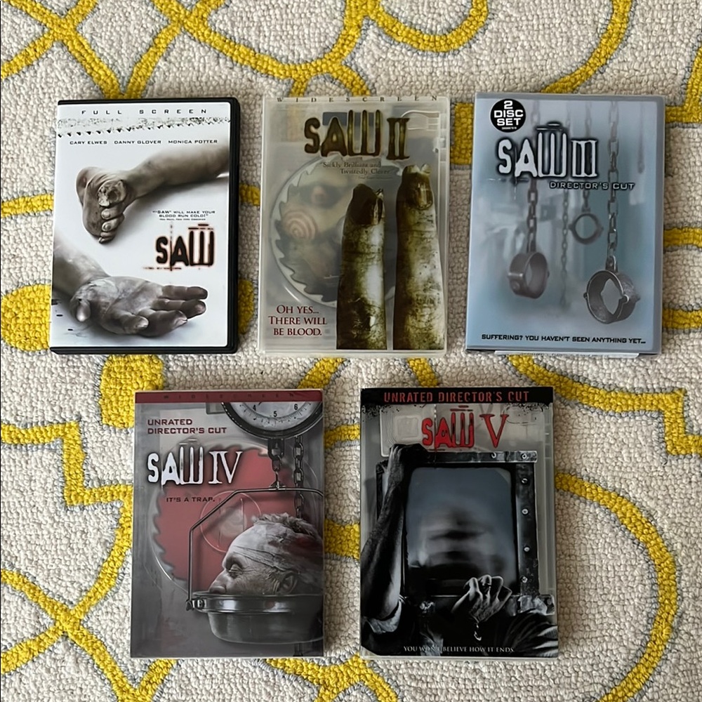 Saw Movie Collection DVD Set of 5